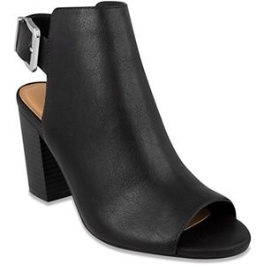 *SALE* Rampage Twixie Slingback Peep-Toe Boot